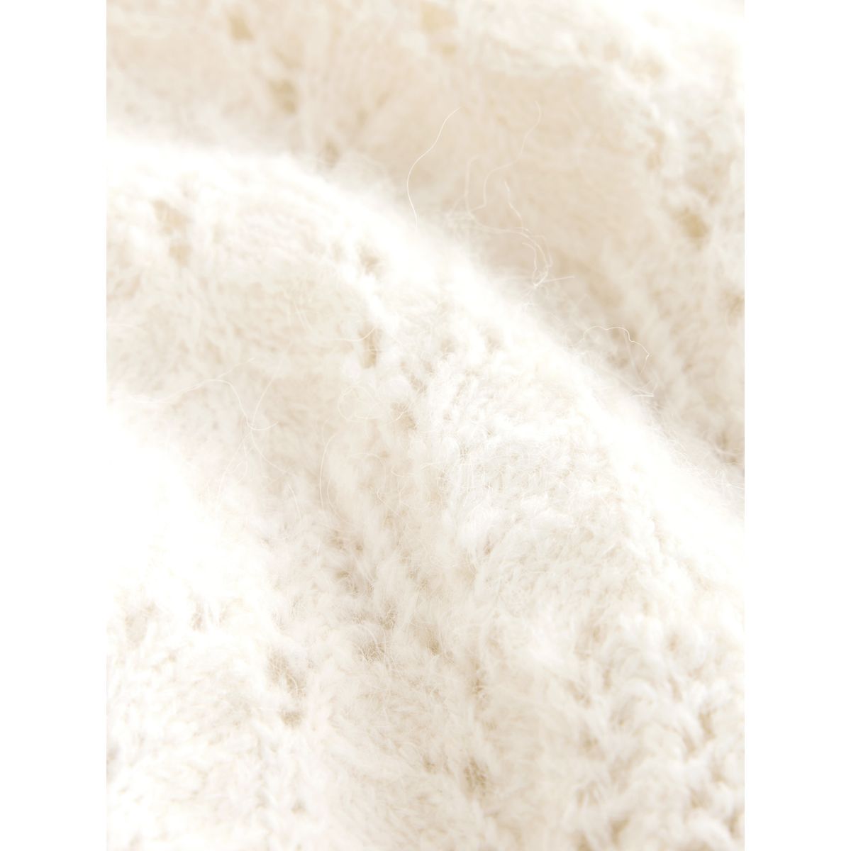 Cardigan en maille pointelle noué à la taille écru, NEXT