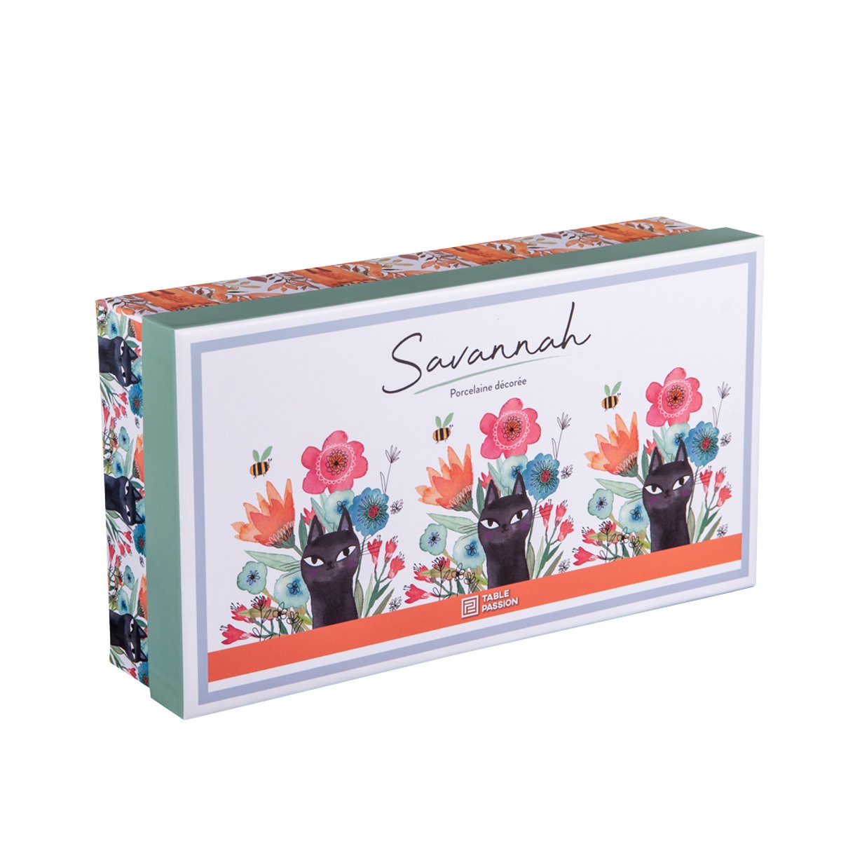 Coffret 6 tasses Savannah 23 cl - SAVANNAH blanc, TABLE PASSION
