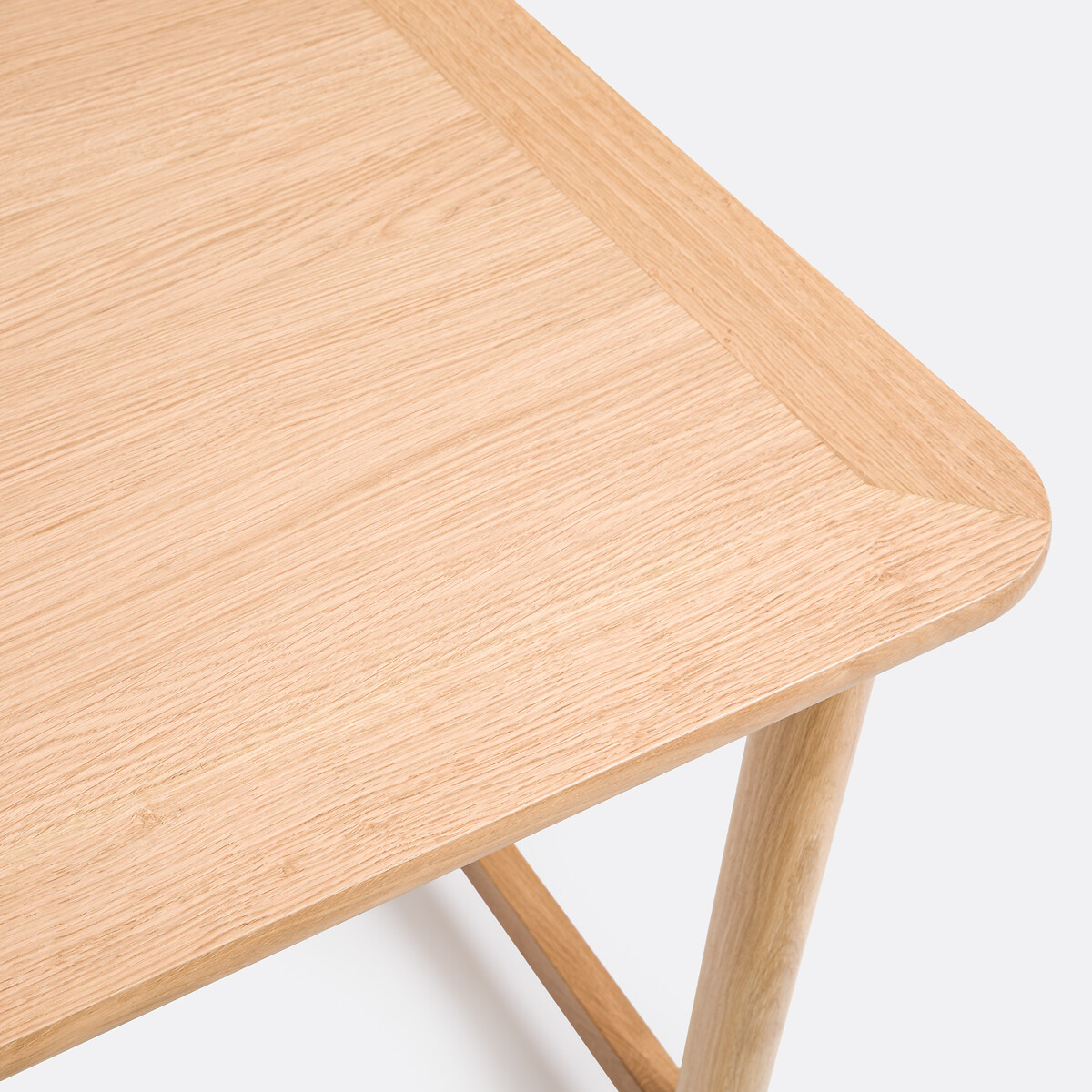 Table à manger, extensible, en chêne et plaqué, 6 à 10 couverts, SOLERON coloris chêne, LA REDOUTE INTERIEURS