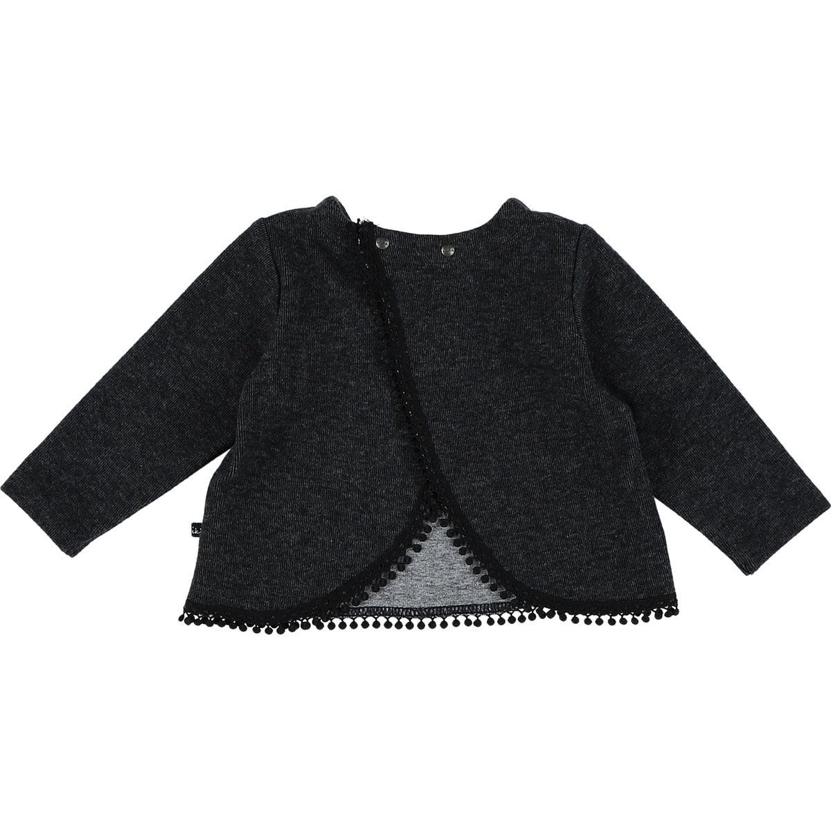 Pull/gilet devant derrière - Très bon état gris;noir, IKKS