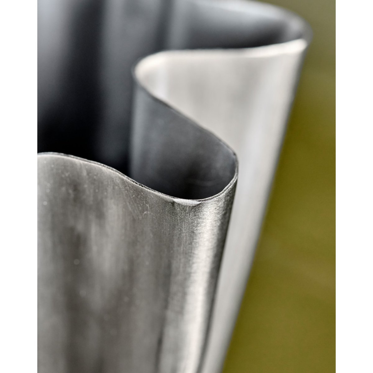 Vase Flood 28 cm argent, HOUSE DOCTOR
