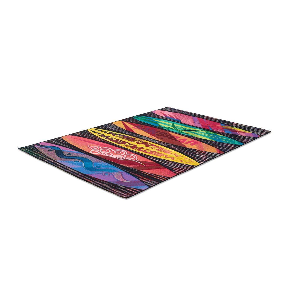 Tapis d'été pour l'intérieur et l'extérieur - RANTUM BEACH multicolore, THEKO
