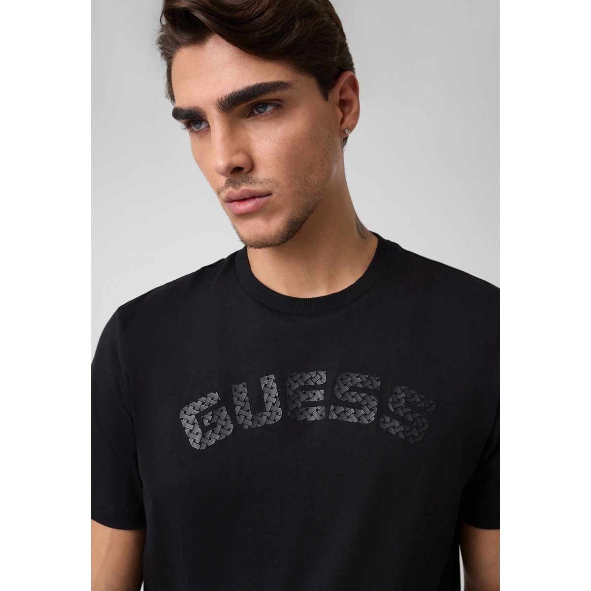 T-Shirt Brodé noir, GUESS