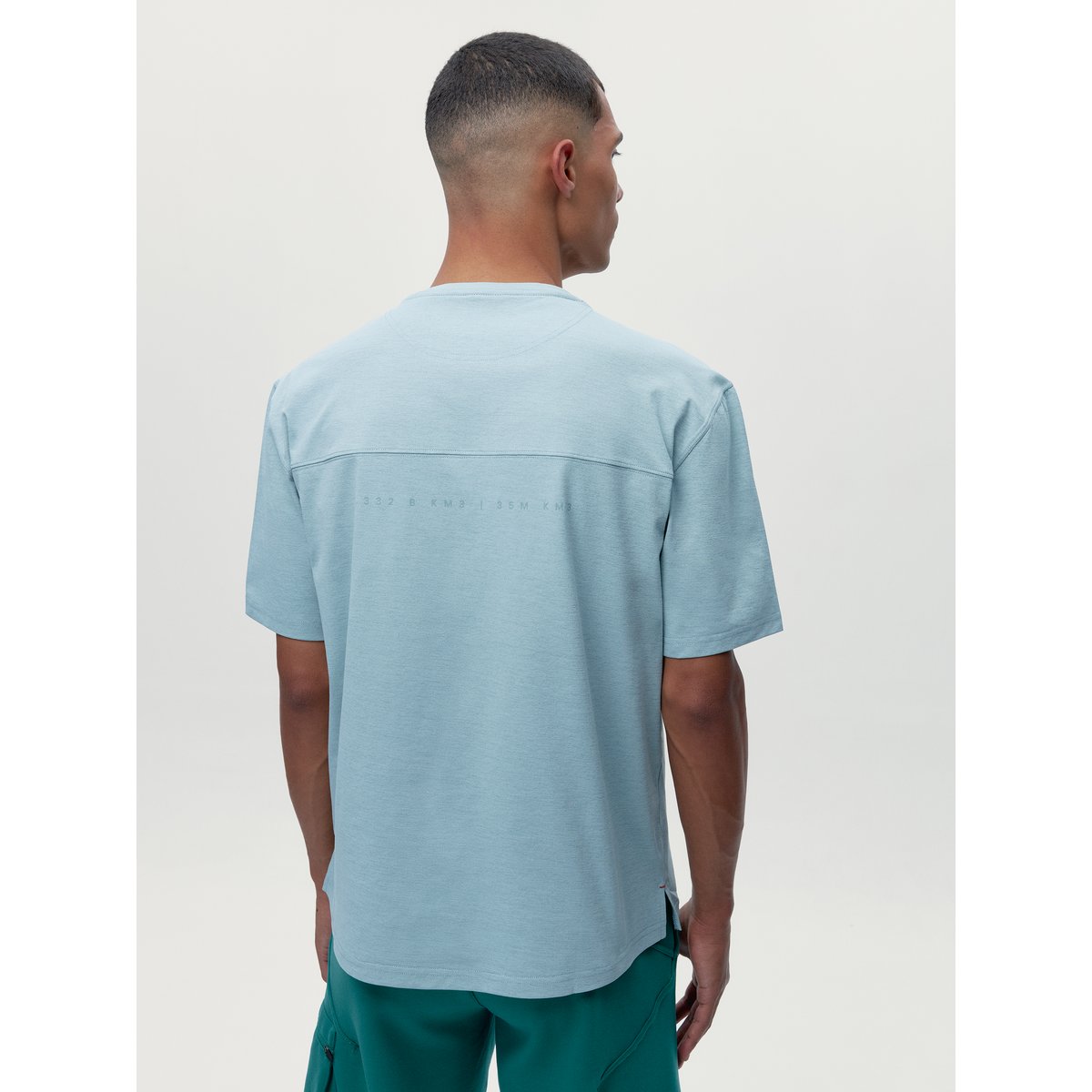 T-Shirt de sport Performance manches courtes SUEZ vert menthe, BORN