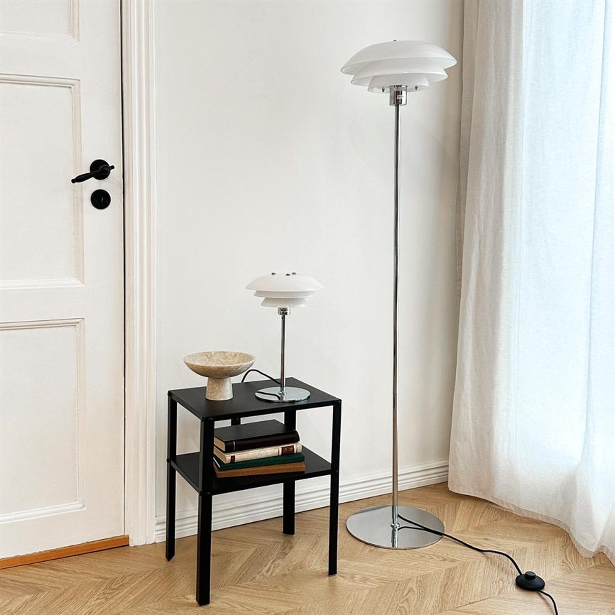 Lampadaire DL31 opale, DYBERG LARSEN