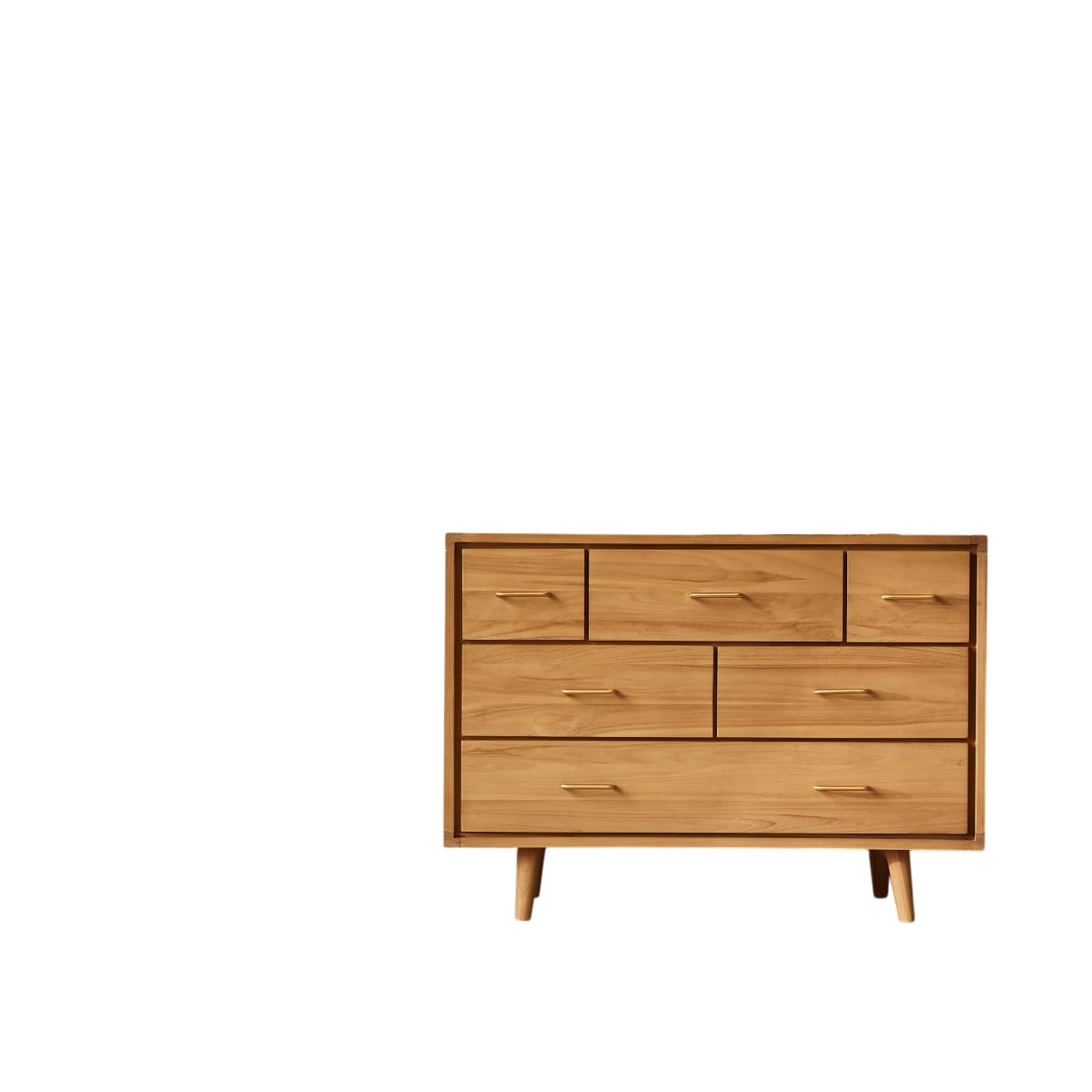 Commode en Teck massif, KORT naturel, TIKAMOON