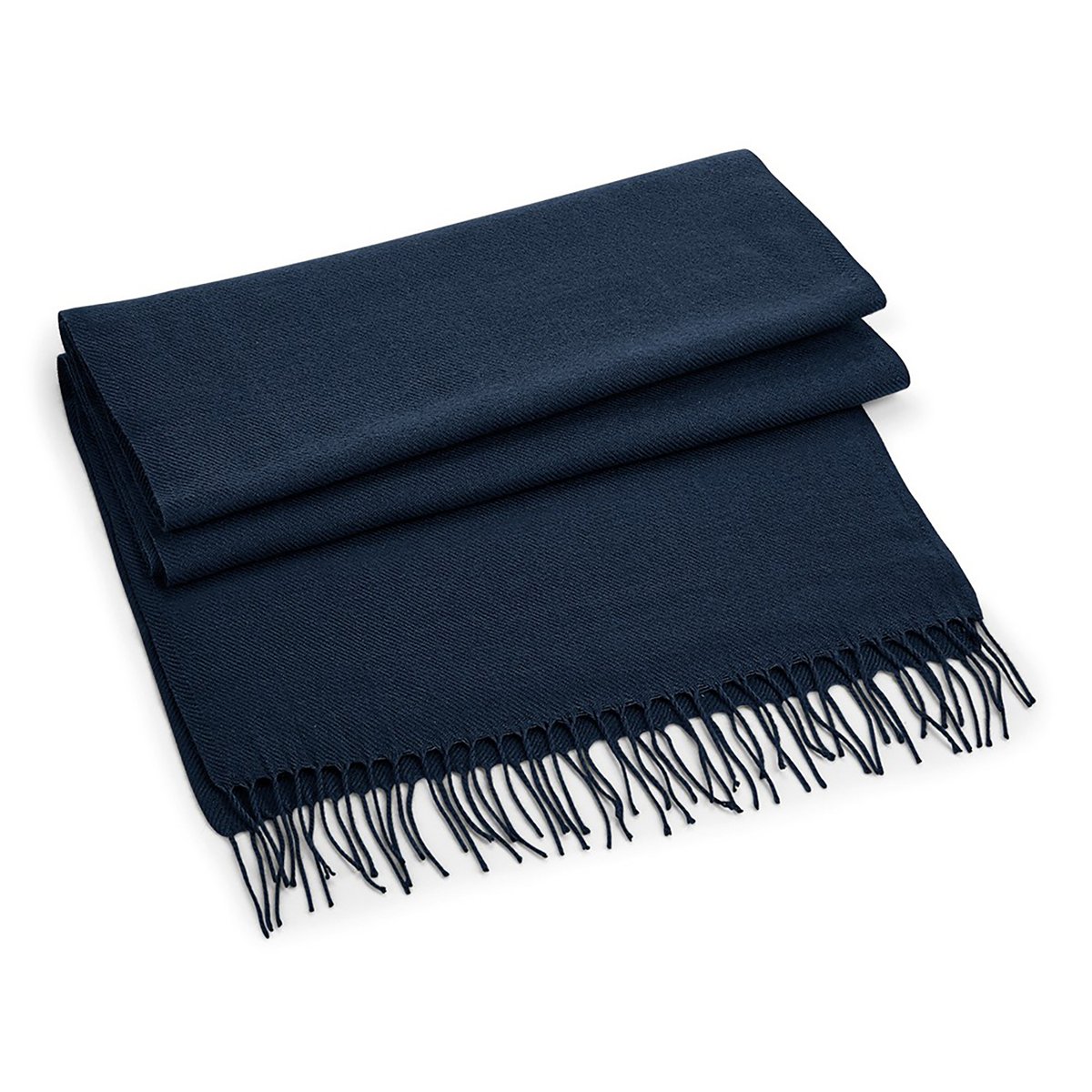 Echarpe large tissée CLASSIC bleu marine, BEECHFIELD