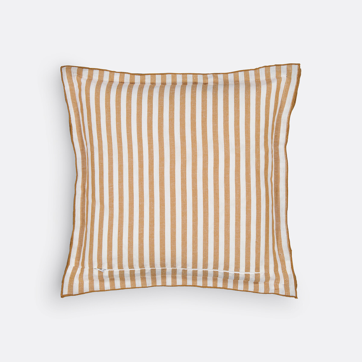 Copricuscino a quadretti cotone e lino, Cottage cannella, LA REDOUTE INTERIEURS