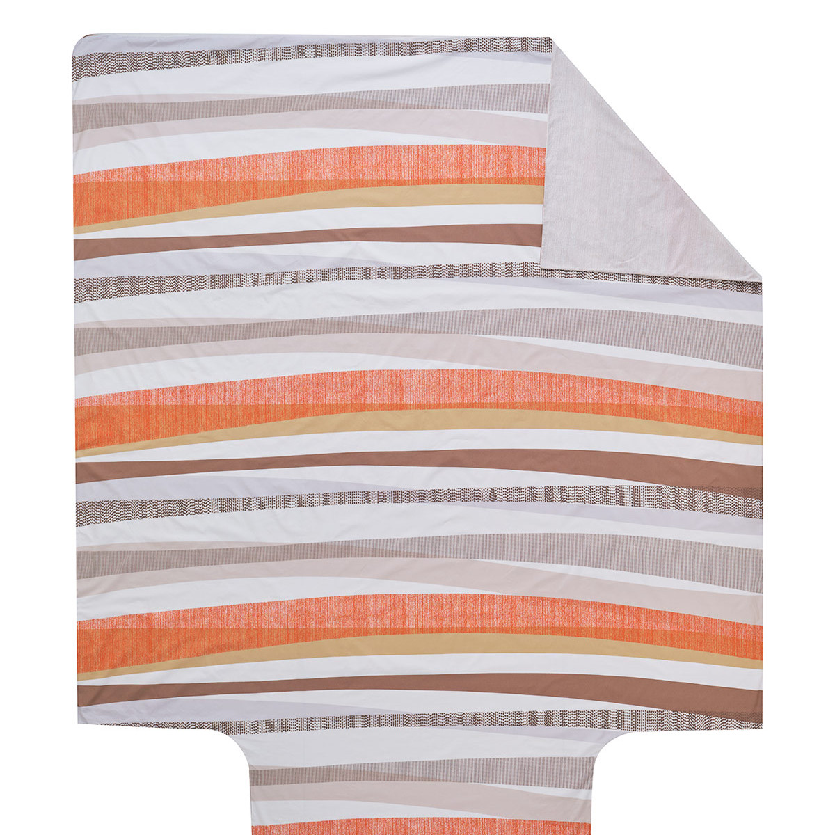 Housse de couette en percale de coton YAKOUBA ficelle, SENSEI MAISON