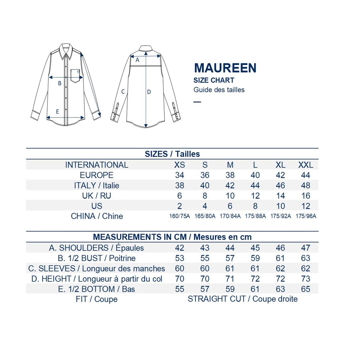 Chemise maureen multicore, INES DE LA FRESSANGE PARIS
