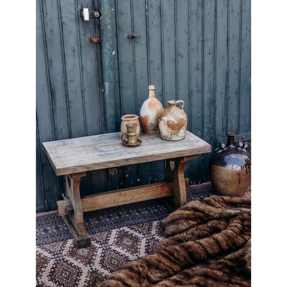 Table basse en bois Léonie N°119 - Bon état bois, DEBONGOUT