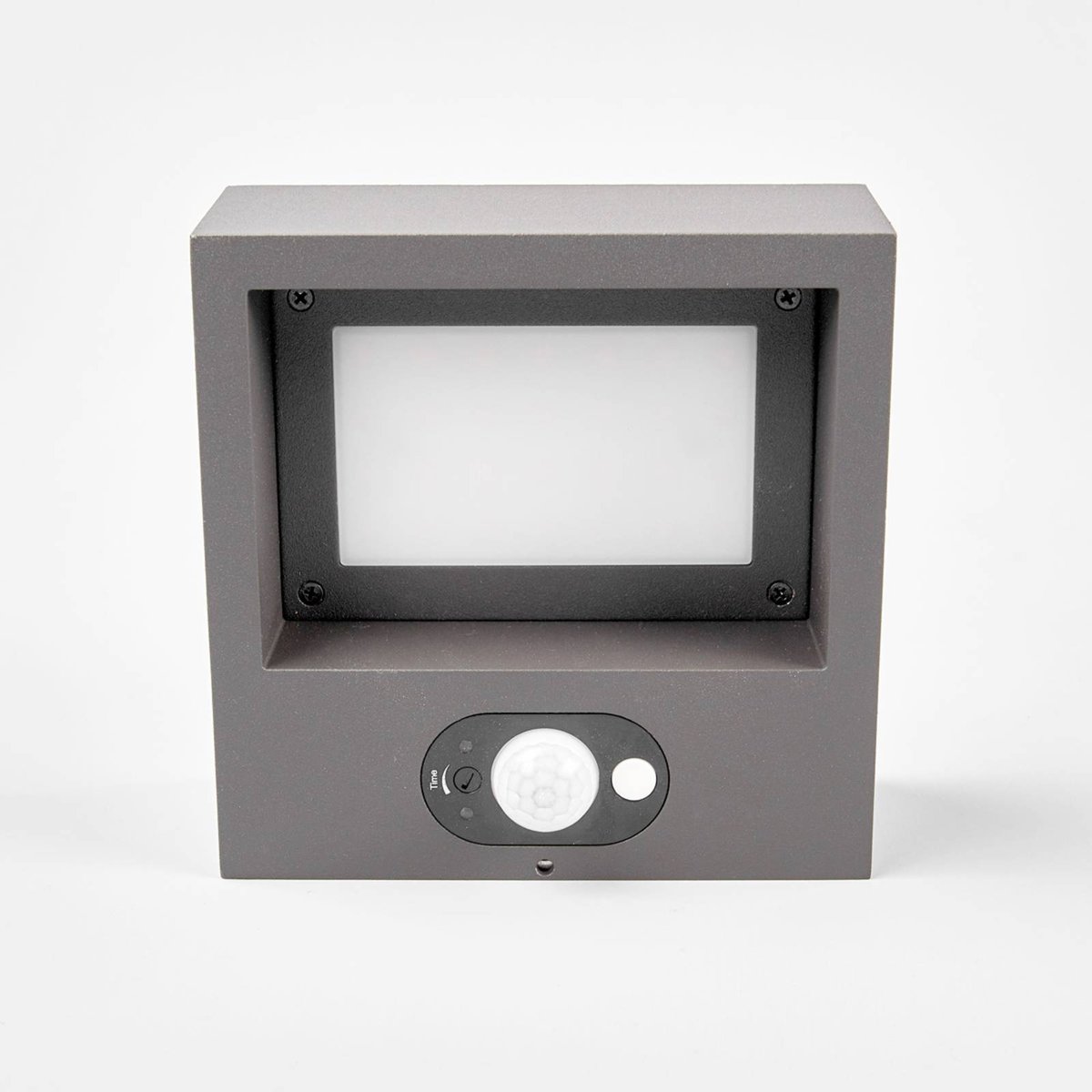 Lampe solaire extérieure en aluminiumLED gris graphite, blanc, LUCANDE