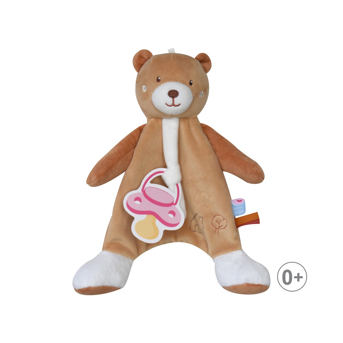 Doumou attache sucette ours prigent marron, SUCRE D'ORGE
