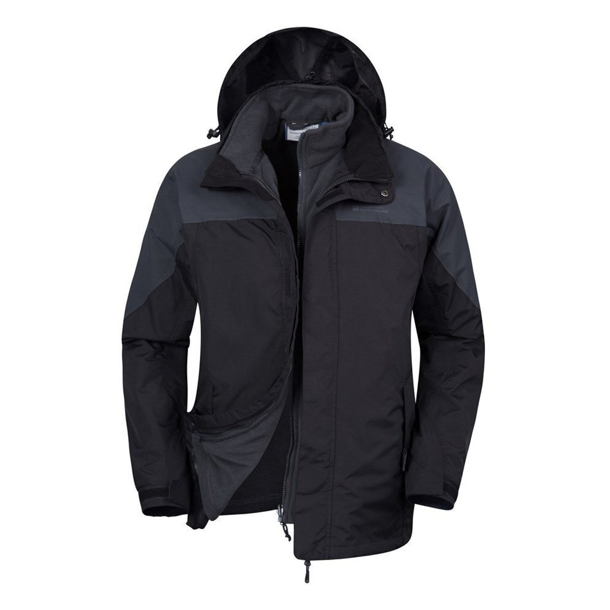 Veste imperméable STORM gris, MOUNTAIN WAREHOUSE
