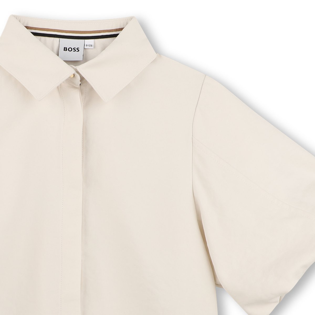 Blouse manches courtes ivory, BOSS KIDSWEAR