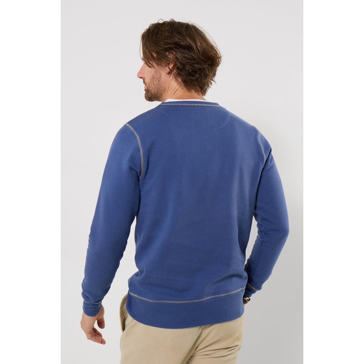 T-shirt à col rond avec motif Bikes, Beats & Boards bleu, JOE BROWNS
