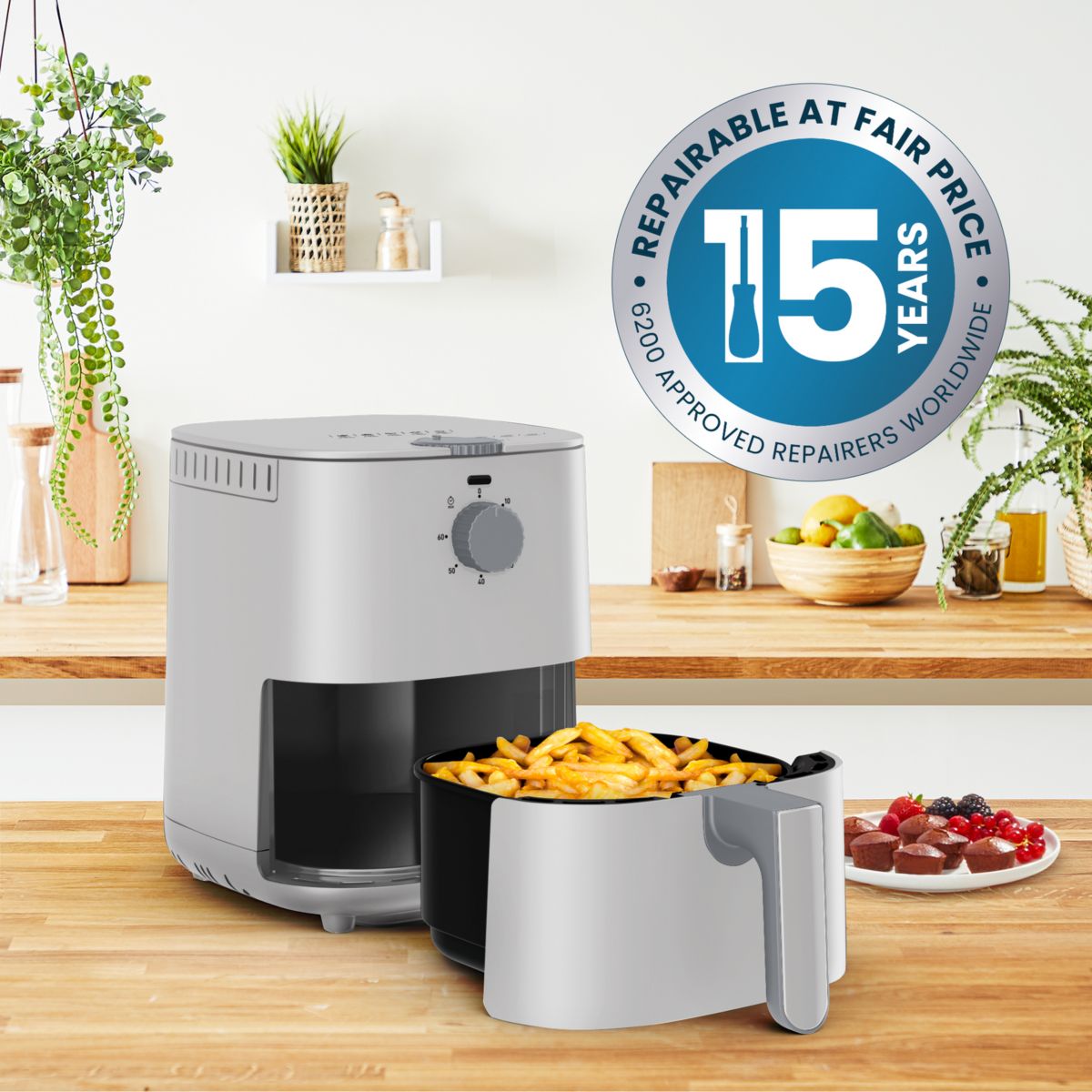 Friteuse sans huile easy fry essential nube EZ130A20 couleur unique, MOULINEX