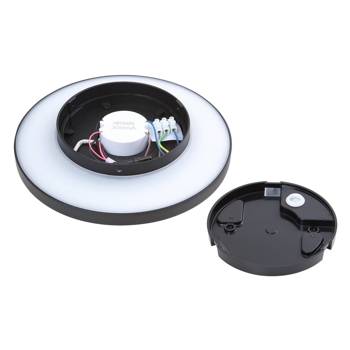 Applique extérieure en aluminium moderneLED noir, LUCANDE
