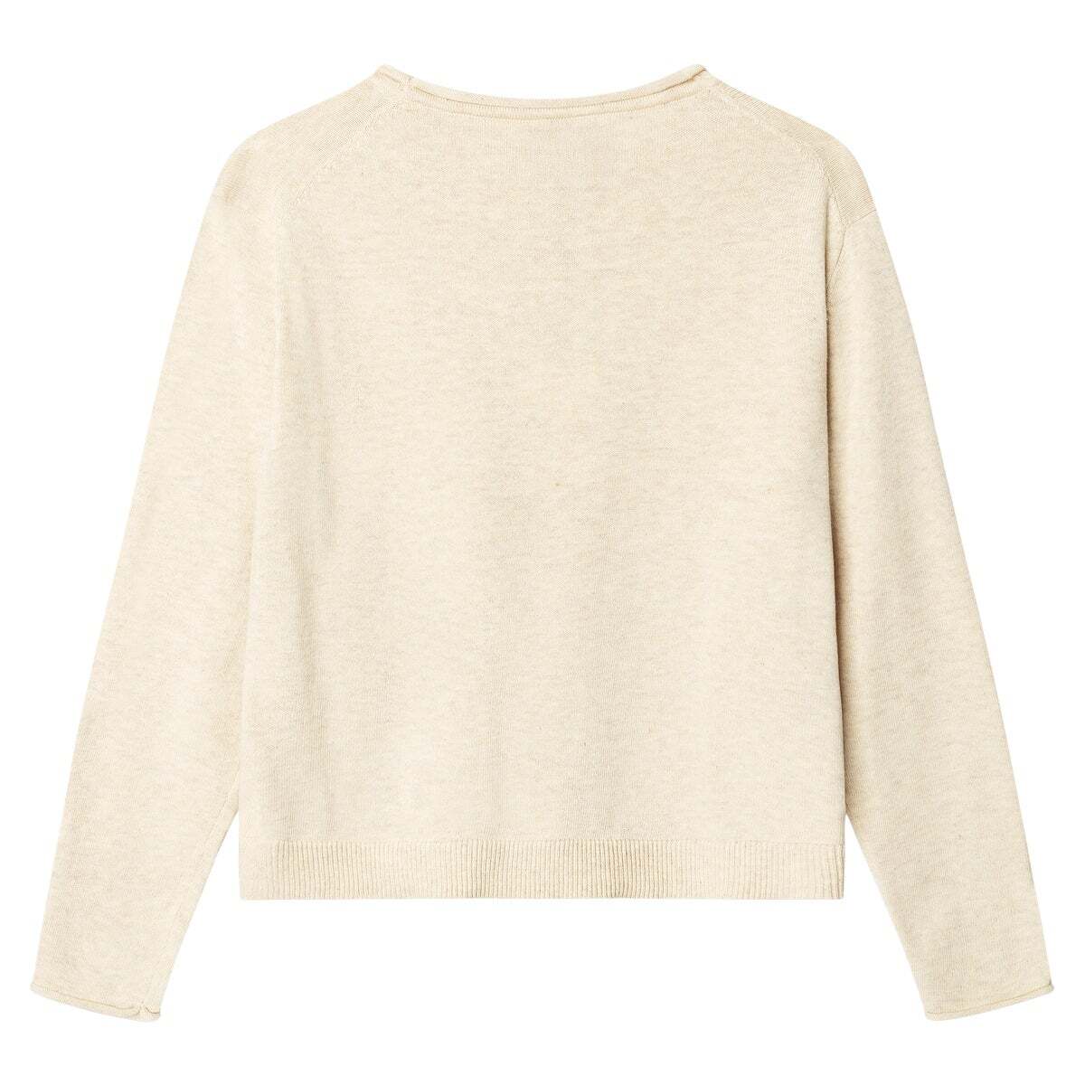 Pull Col Rond En Maille blanche toile, PEPE JEANS