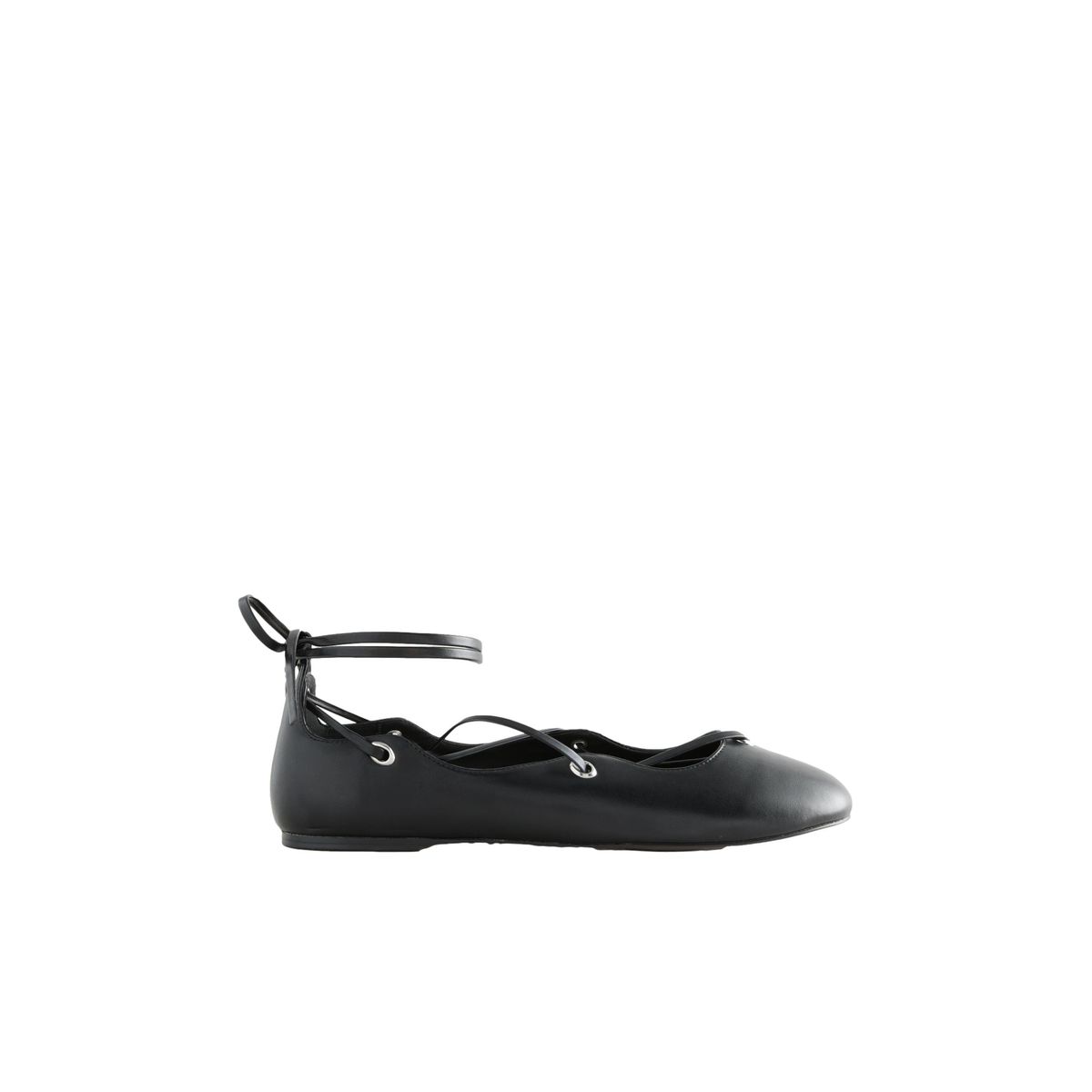 Chaussures ghillie en cuir forever comfort® noir, NEXT