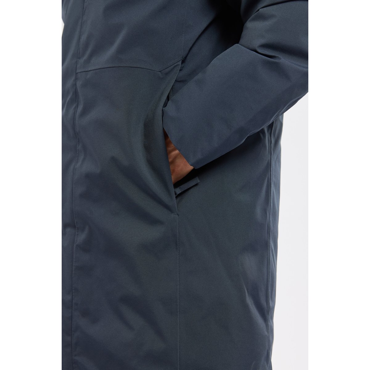 Parka longue en polyester recyclé HUXLEY navy, BERMUDES