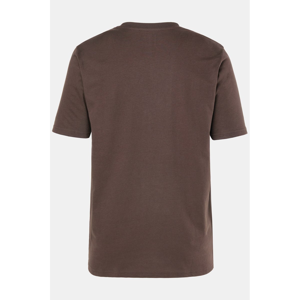 T-shirt à manches courtes, imprimé poitrine marron foncé, JP1880