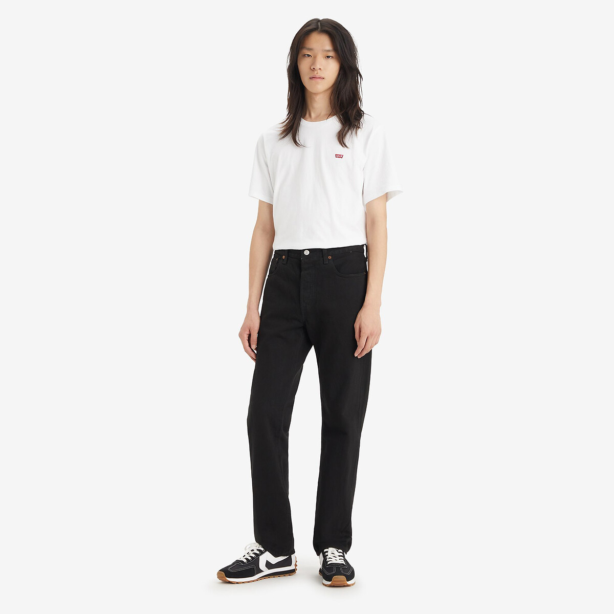 Jeans direitos, 501® preto, LEVI'S