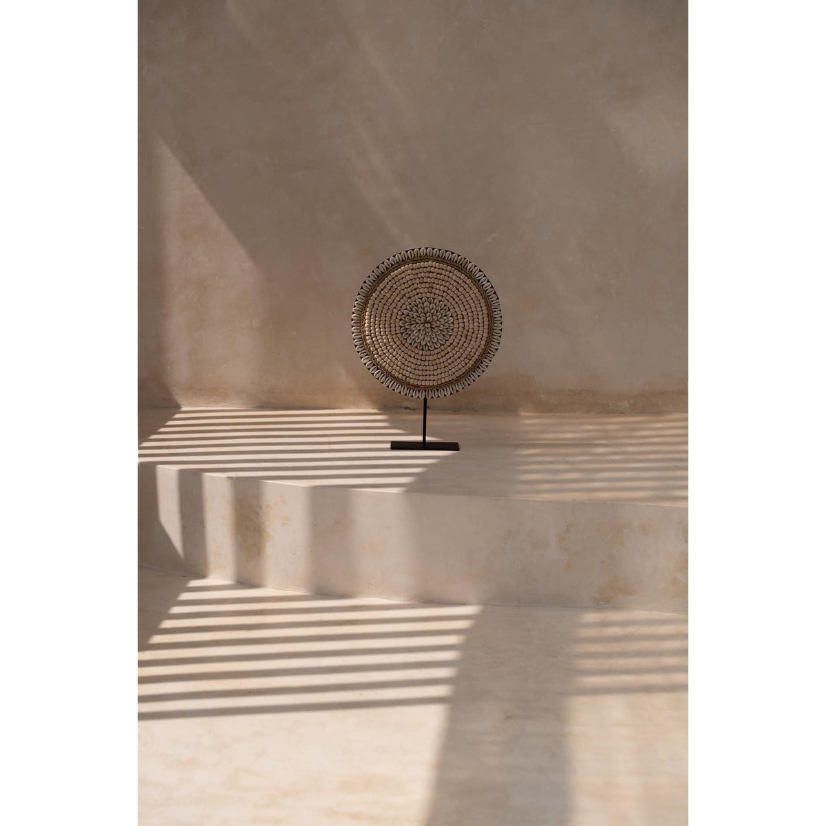 Objet décoratif en coquillagess MARTINIQUE blanc beige, BAZAR BIZAR