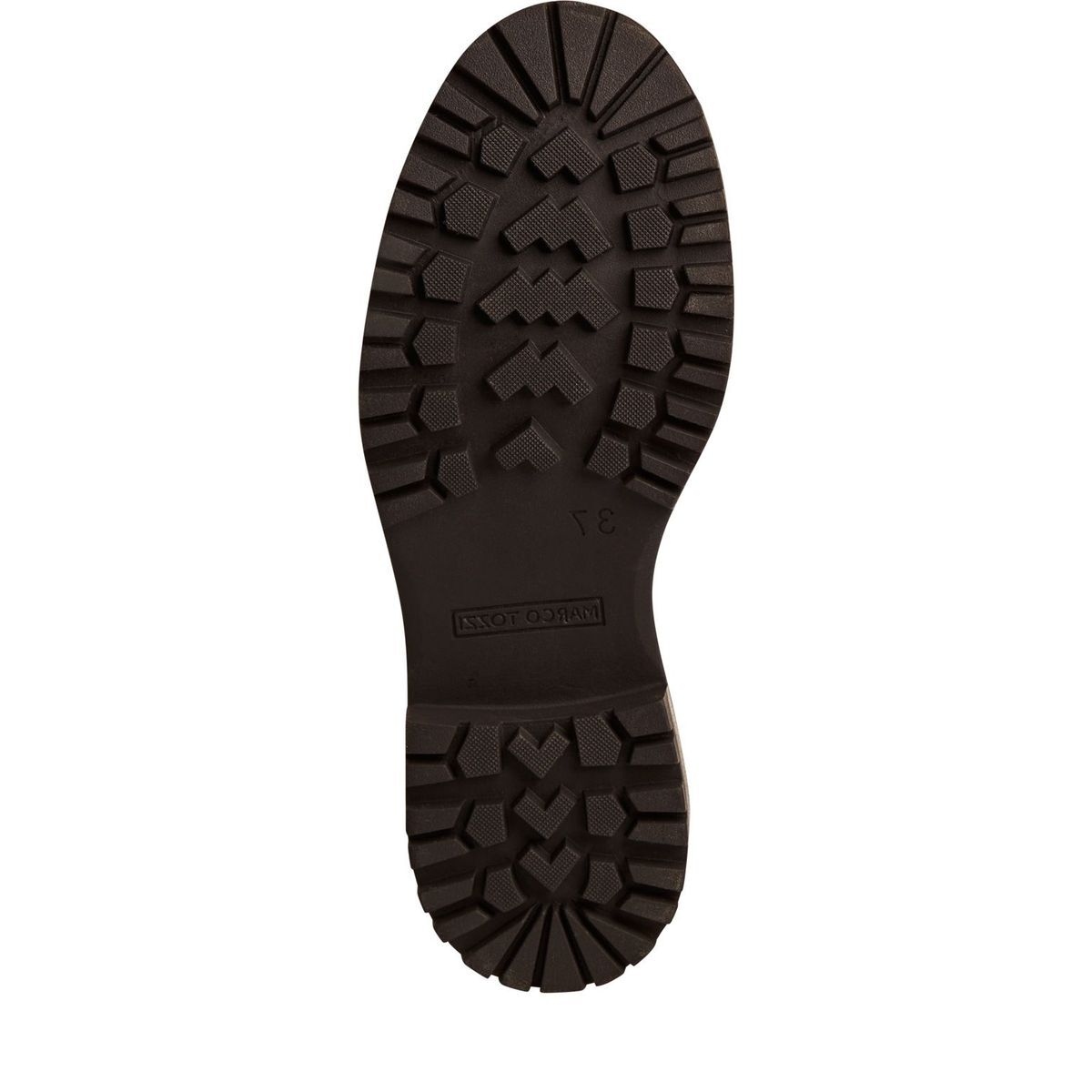 Bottes en cuir noir combiné, MARCO TOZZI