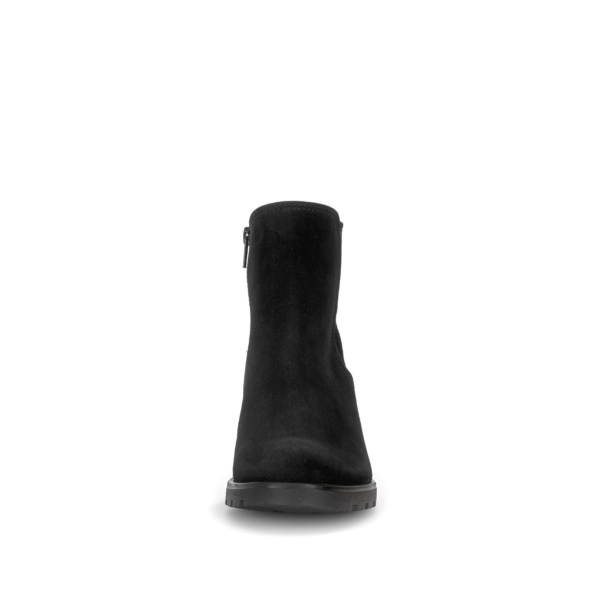 Bottines en cuir à talon décroché noir velours, GABOR