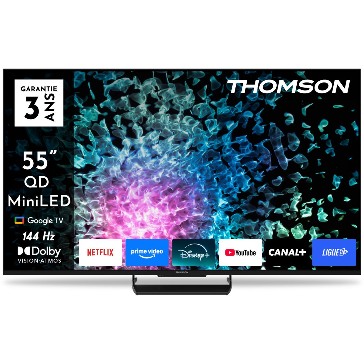 TV Mini LED 55MG7C15 - 55 pouces ( 139 cm ) noir, THOMSON