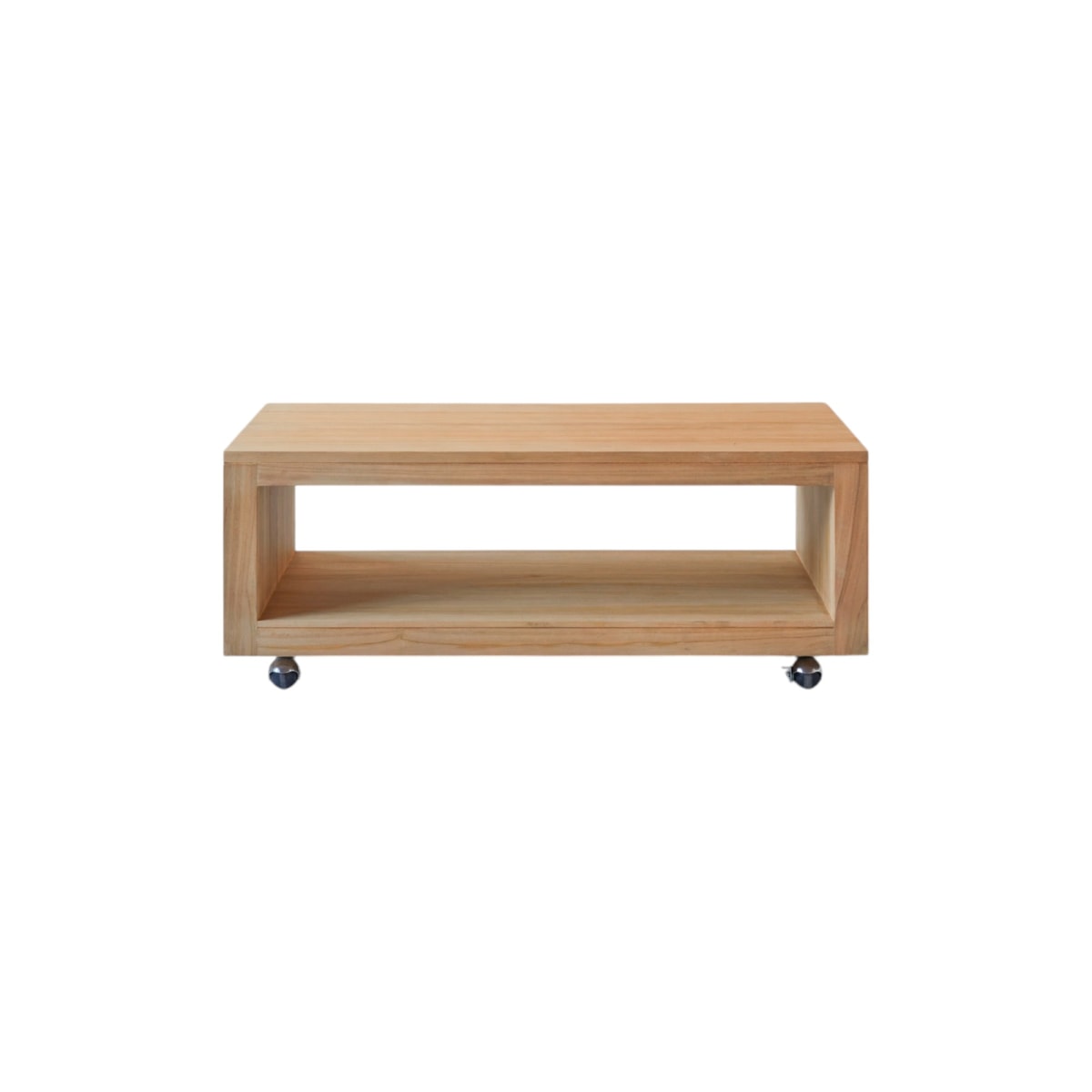 Table basse en Teck massif, ANOA naturel, TIKAMOON