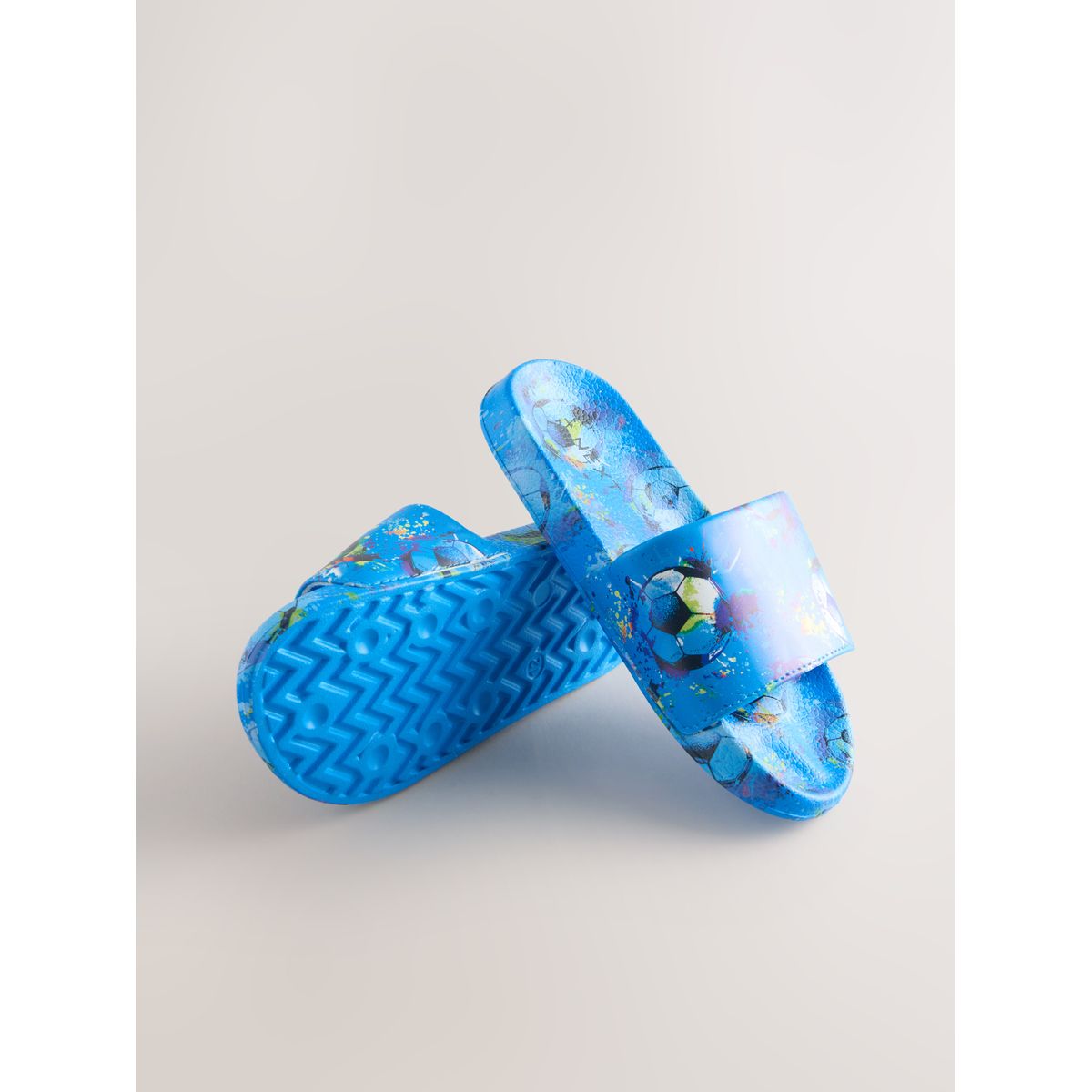 Claquettes classiques bleu football, NEXT