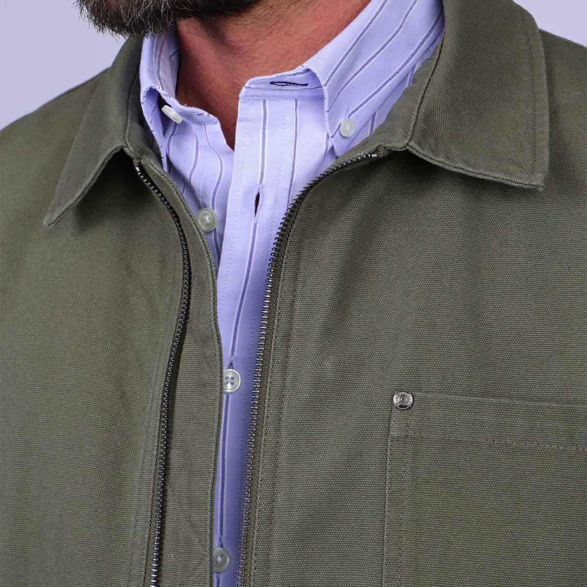 Veste casual Gabain kaki, MISE AU GREEN