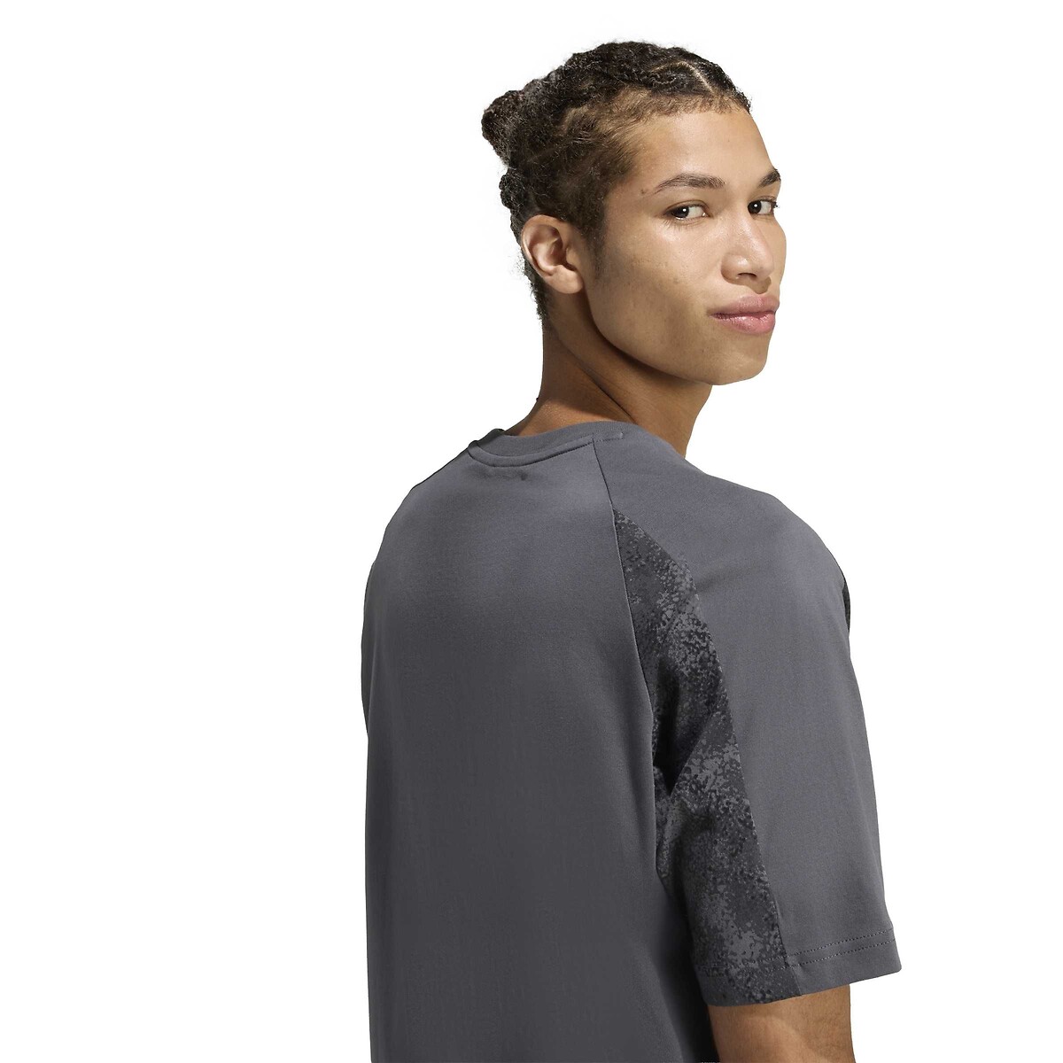 Camo Seasonals T-Shirt with Short Sleeves dark grey, ADIDAS SPORTSWEAR