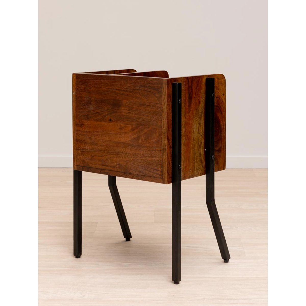 Table de chevet en bois FLOW marron, CHEHOMA