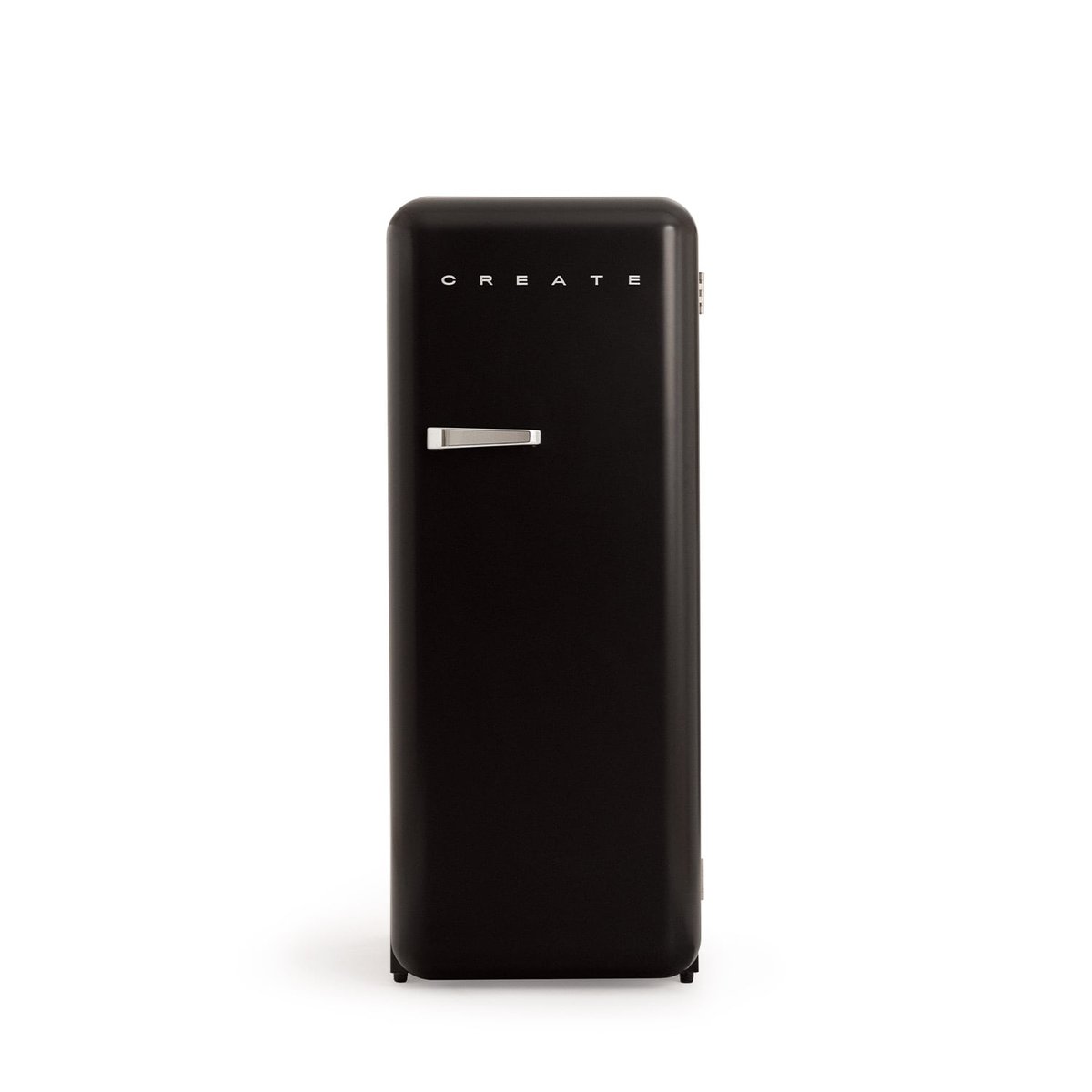 Réfrigérateur rétro FRIDGE RETRO 281L noir/argent, CREATE