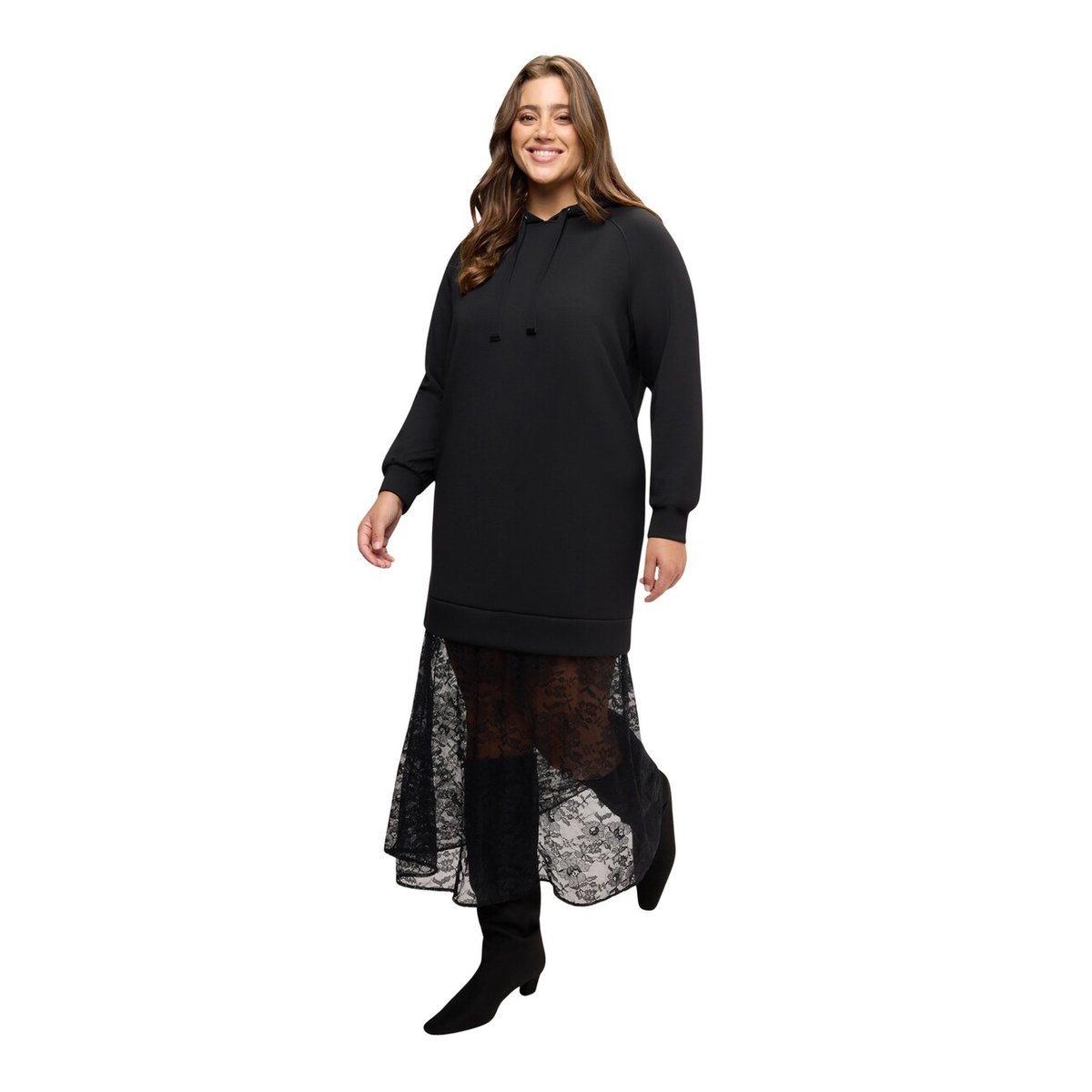 Robe avec jupe noir, FIORELLA RUBINO