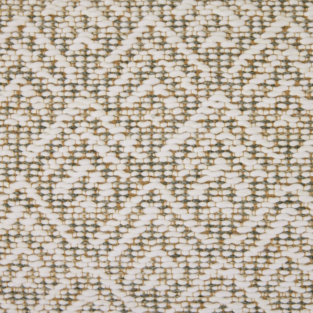 housse de coussin en Jacquard au motif géométrique texturé EREBUS ivoire et grisé, MADURA
