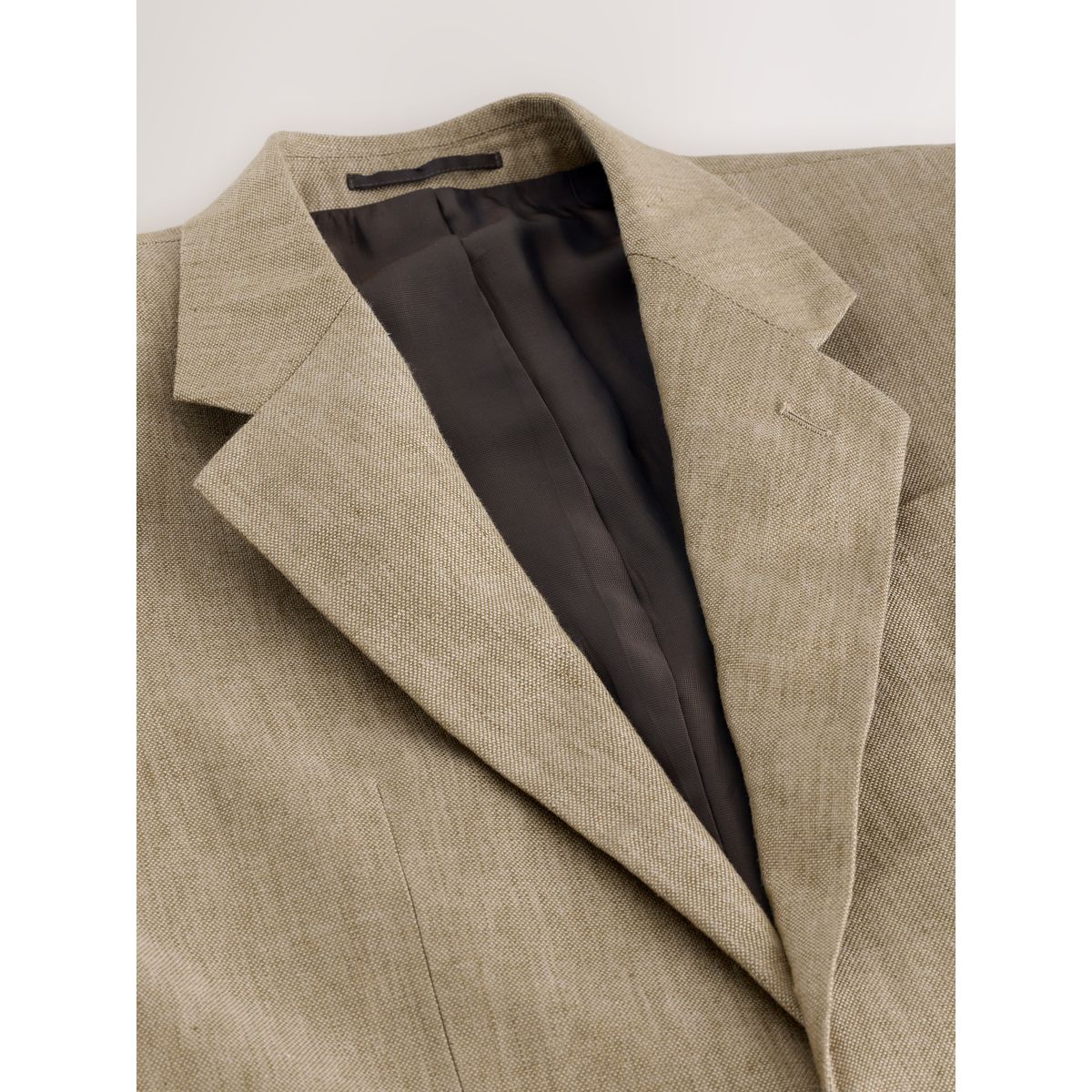 Veste de costume archive en lin marron fauve, NEXT