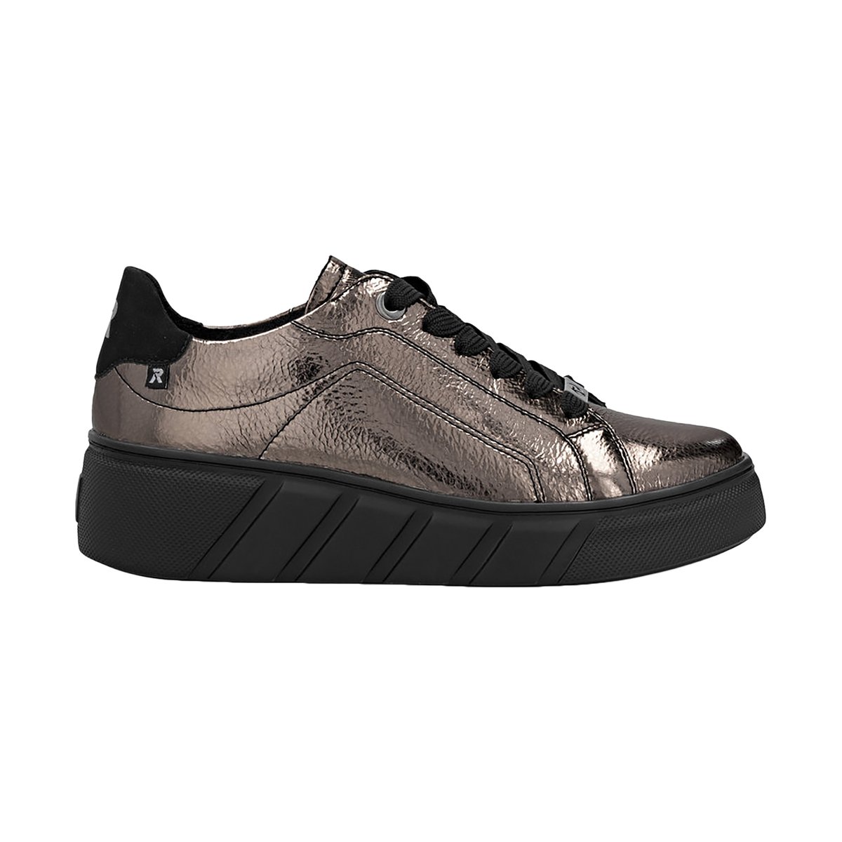 Basket Basse Cuir Astor metal, RIEKER