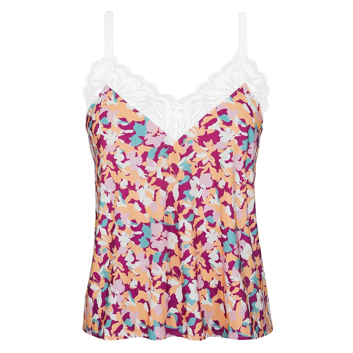 Top stampato SUZAN FANTAISY fucsia, SANS COMPLEXE