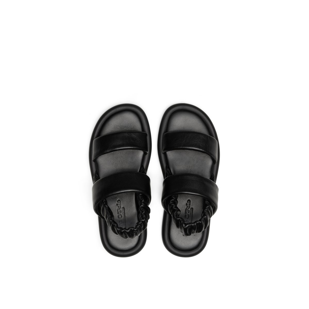 Sandale modèle Beatrice en cuir de chèvre de haute qualité schwarz, MARC O'POLO