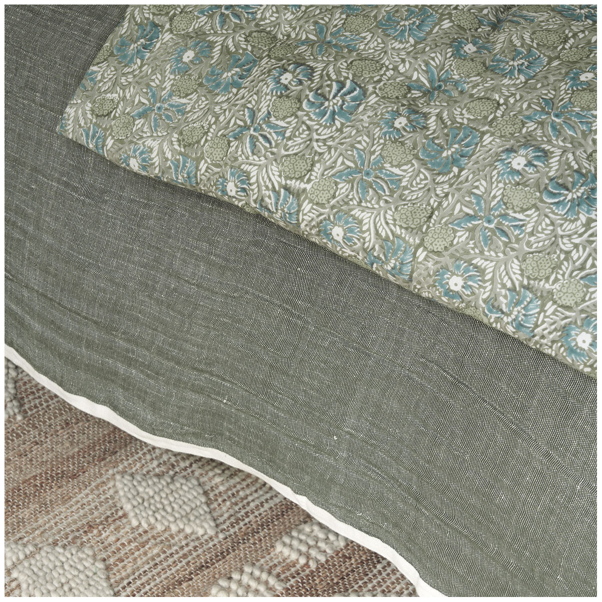 Futon mousse, BLANC D’IVOIRE