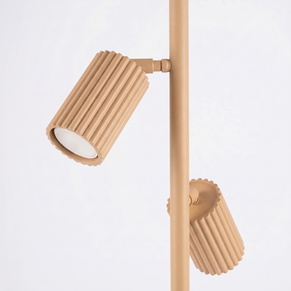 Lampadaire Aluminium Doré GU10 3 KARBON doré, EDEN