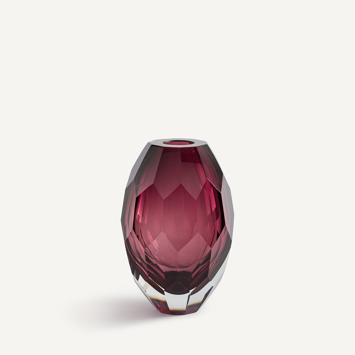 Vase en verre épais bourgogne, Veneto bourgogne, AM.PM