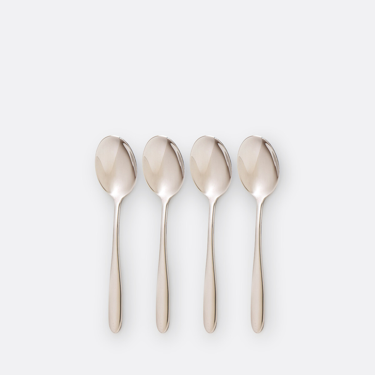 Lote de 4 cucharas de café de acero inoxidable, Ebano inox, LA REDOUTE INTERIEURS