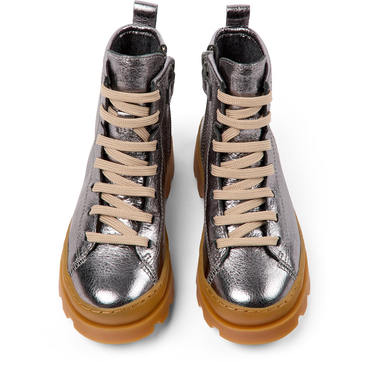 Bottines Brutus Smooth Leather gris foncé, CAMPER