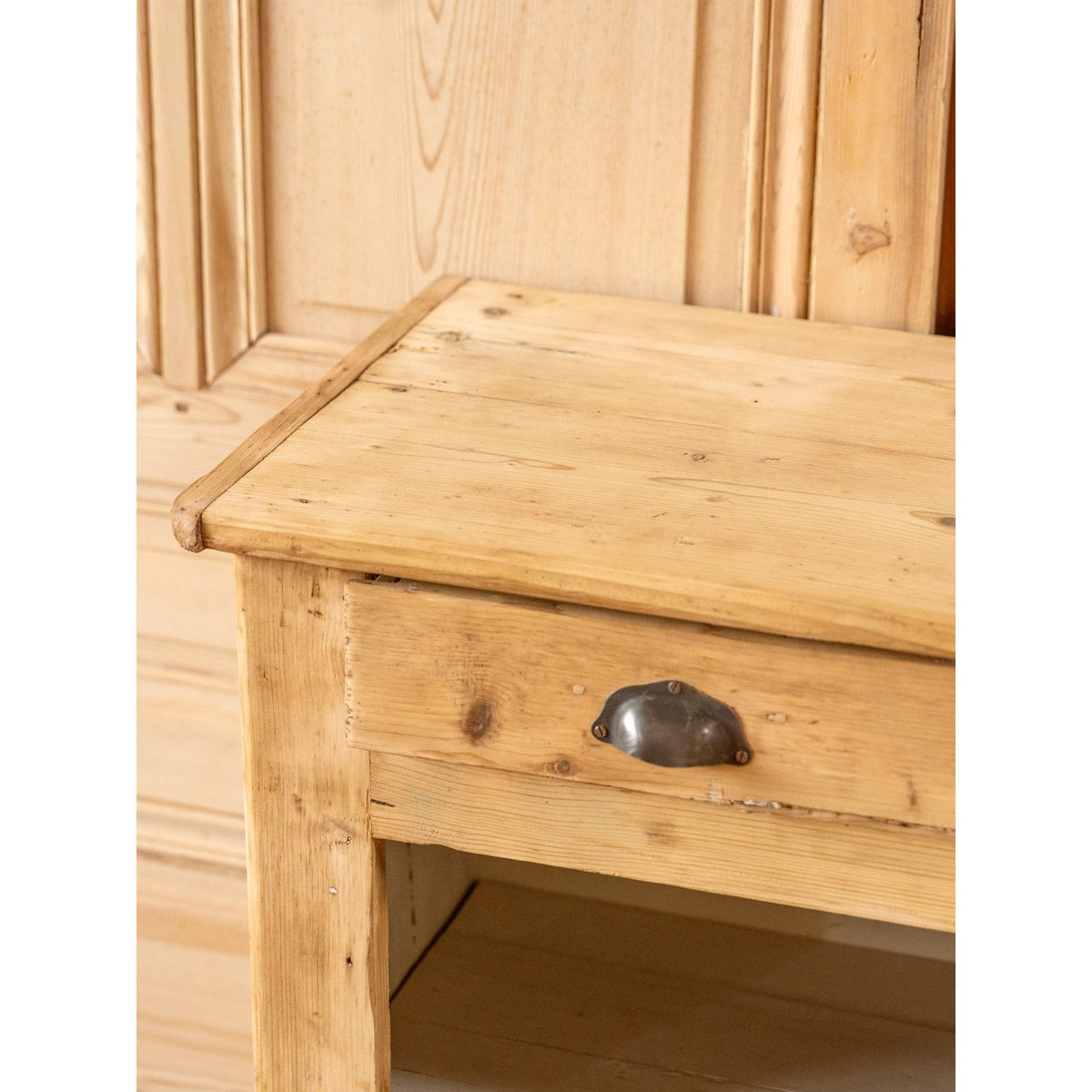 Buffet ouvert en bois Gilbert N°1740 - Bon état bois clair, DEBONGOUT