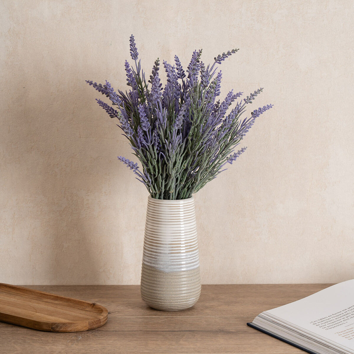 Lavender Bouquet in Paper Wrap purple, SO'HOME